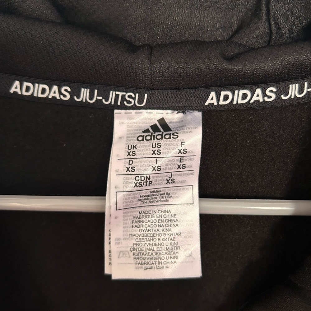 Gracie Barra Competition Team Adidas Jiu Jitsu Zip Hoodie - Picture 4 of 6